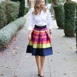 Marigot Pleated Skirt Anthro Moutinette Souers